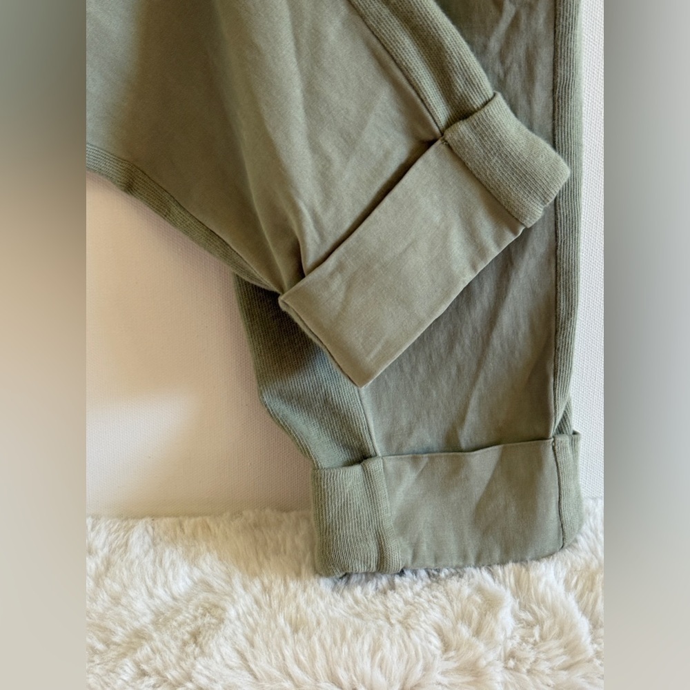 Alice + Olivia High Rise Olive Green Jogger Track Pants XS - Picture 5 of 9